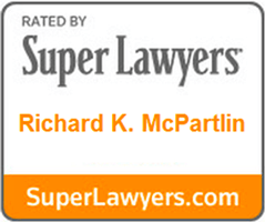 Rated by Super Lawyers Richard K. McPartlin | SuperLawyers.com